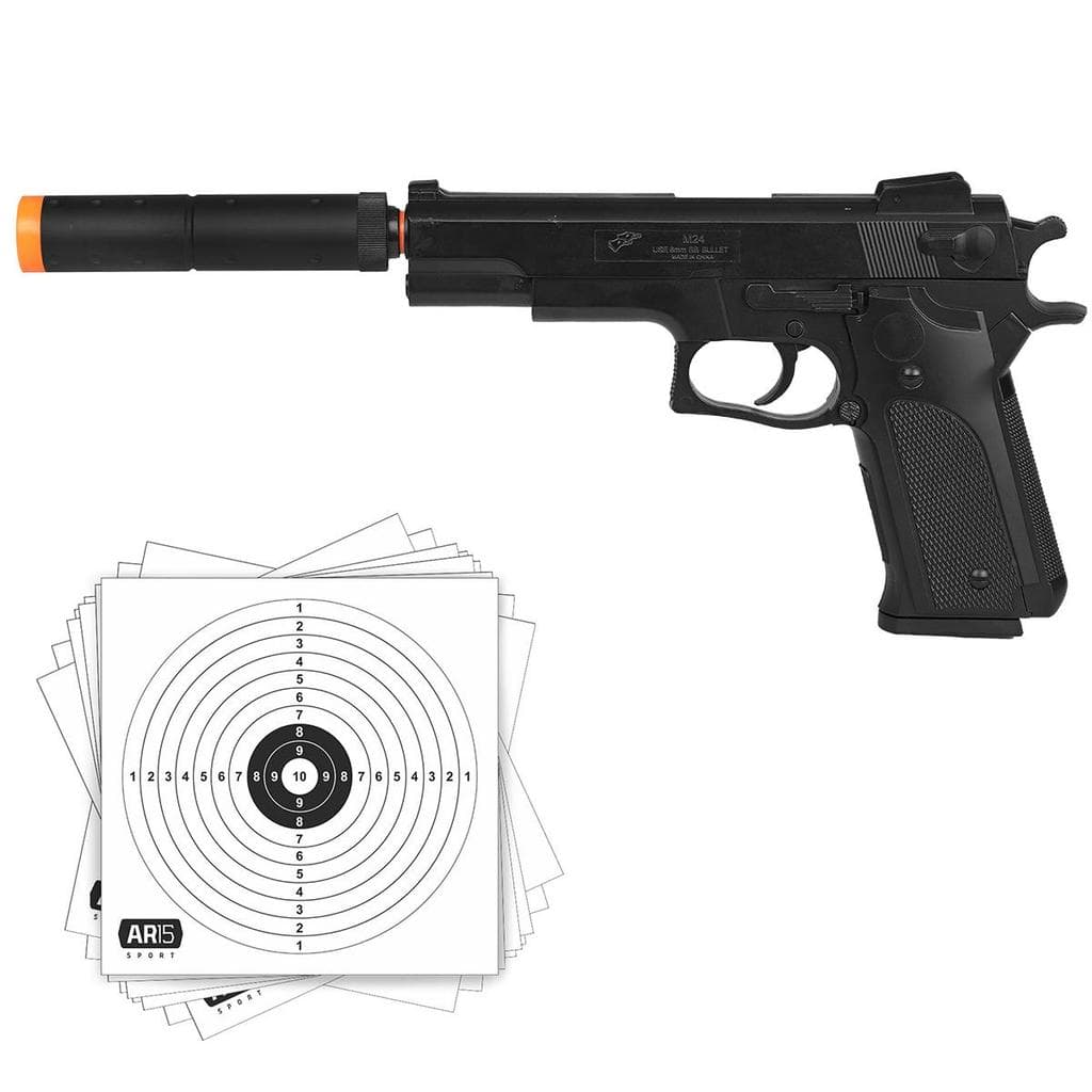 Pistola Airsoft M24 SW5906 6mm Spring Double Eagle 180 FPS