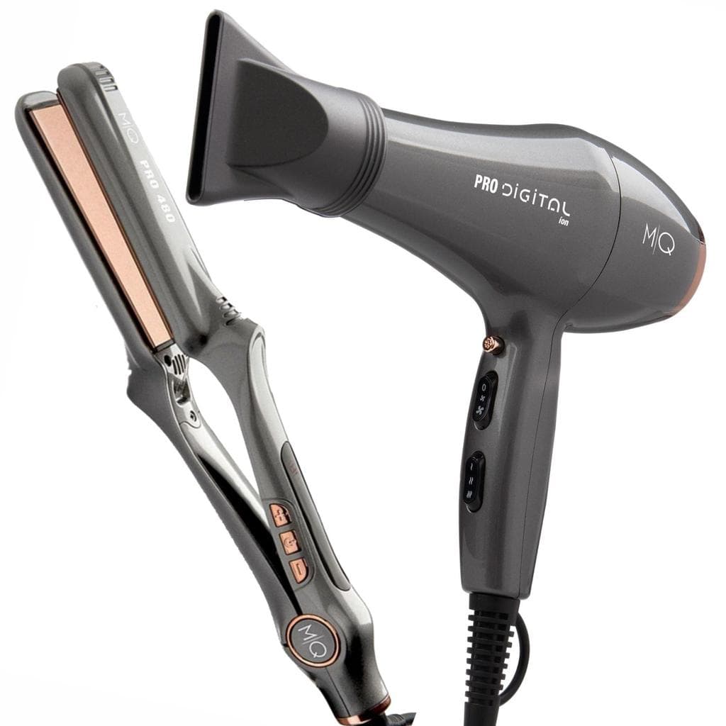 Kit Mq Secador Pro Digital + Prancha Pro 480 Bivolt