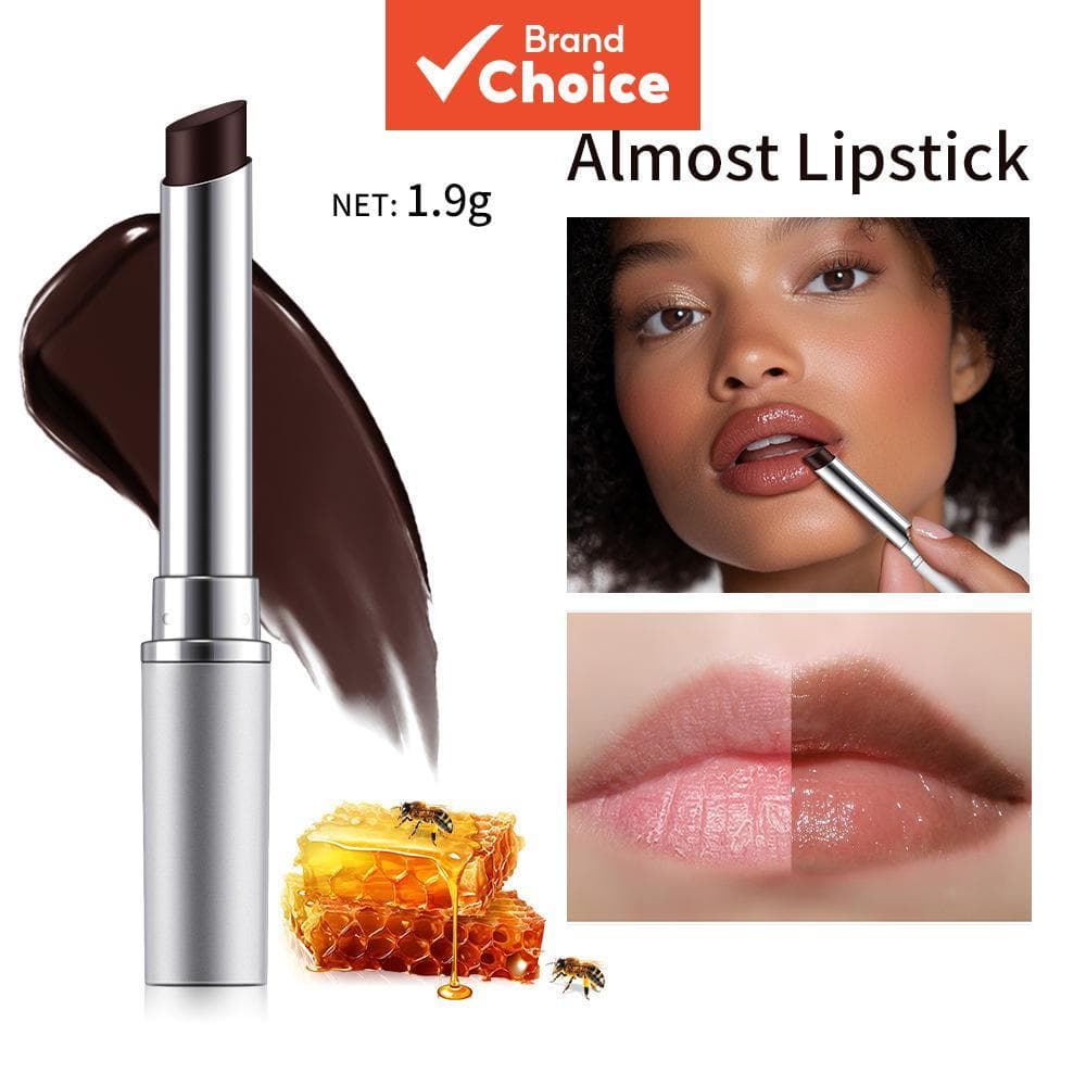 Bálsamo labial de mel preto, hidratante e nutritivo com vitamina E e mel.