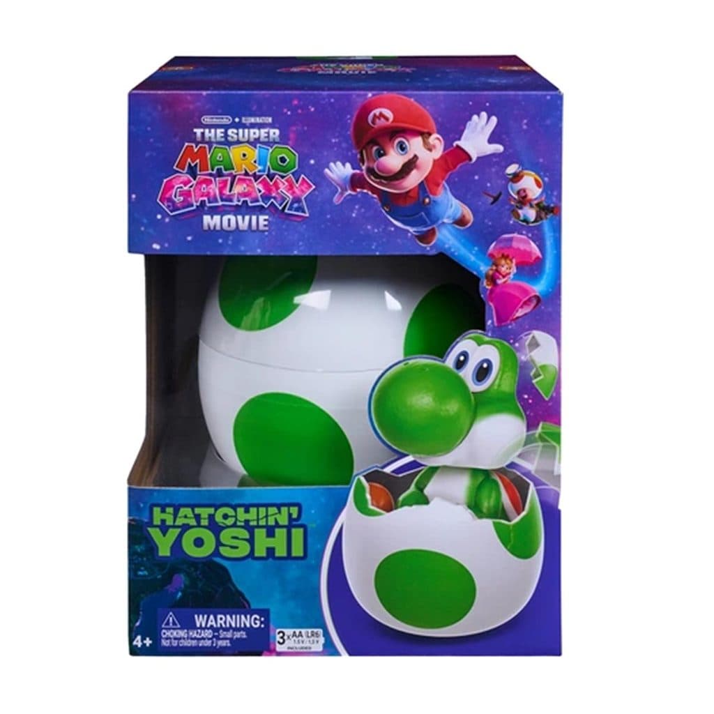 Boneco Interativo Yoshi Ovo Chocando Super Mário Galaxy