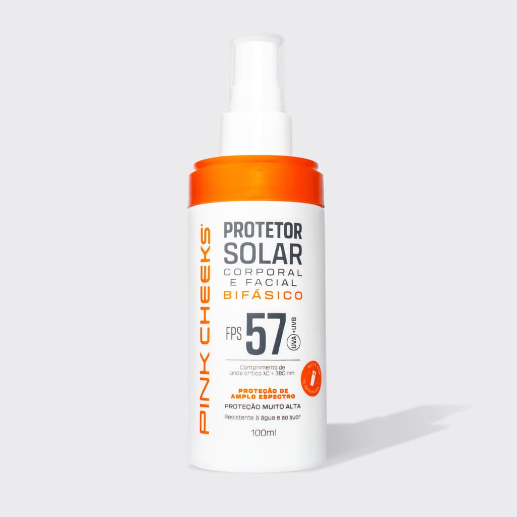 Protetor Solar Corporal Facial Bifásico FPS 57 FPUVA 30 100ml