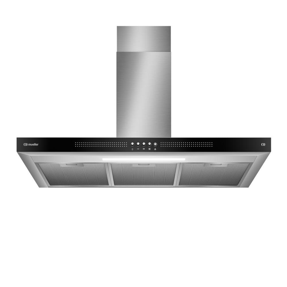 Coifa de Parede 90cm Mueller Plana com Função Depurador e Exaustor Inox 127V - MCP90K