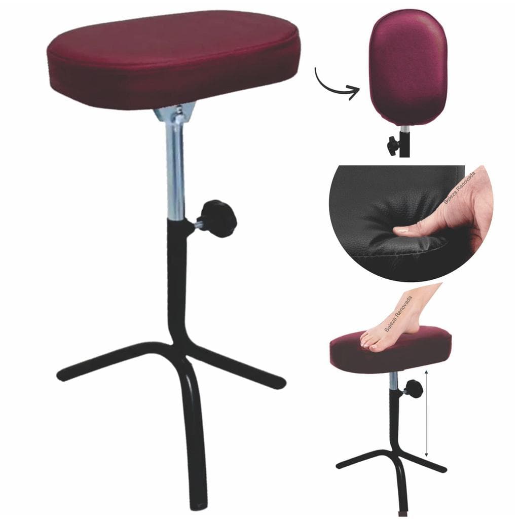 Apoio De Pé Desmontável - Parapé Tripé Pedicure