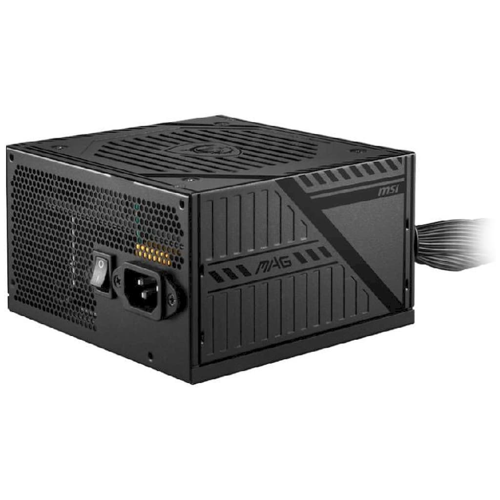 Fonte MSI MAG A650BNL, 650W, PFC Ativo, 80 Plus Bronze, ATX, Preto, MAGA650BNL