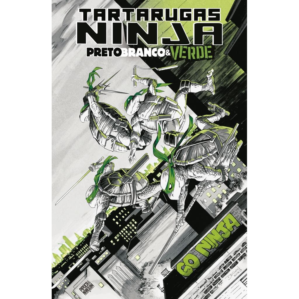 Tartarugas Ninja: Preto, Branco e Verde