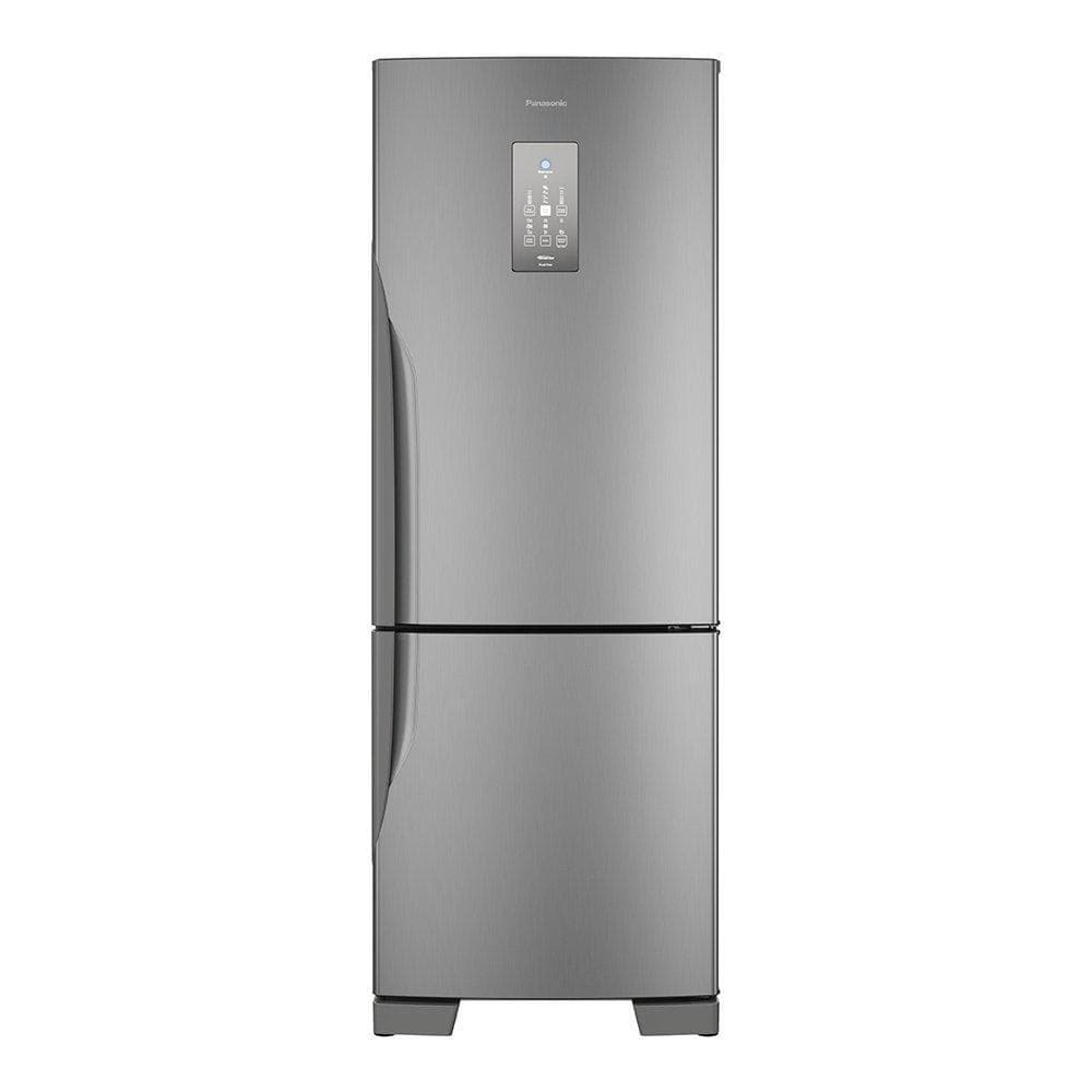 Refrigerador Panasonic 2 Portas 511 Litros NR-BB71PV7X - Bottom Freezer, Inverter, Aço Escovado