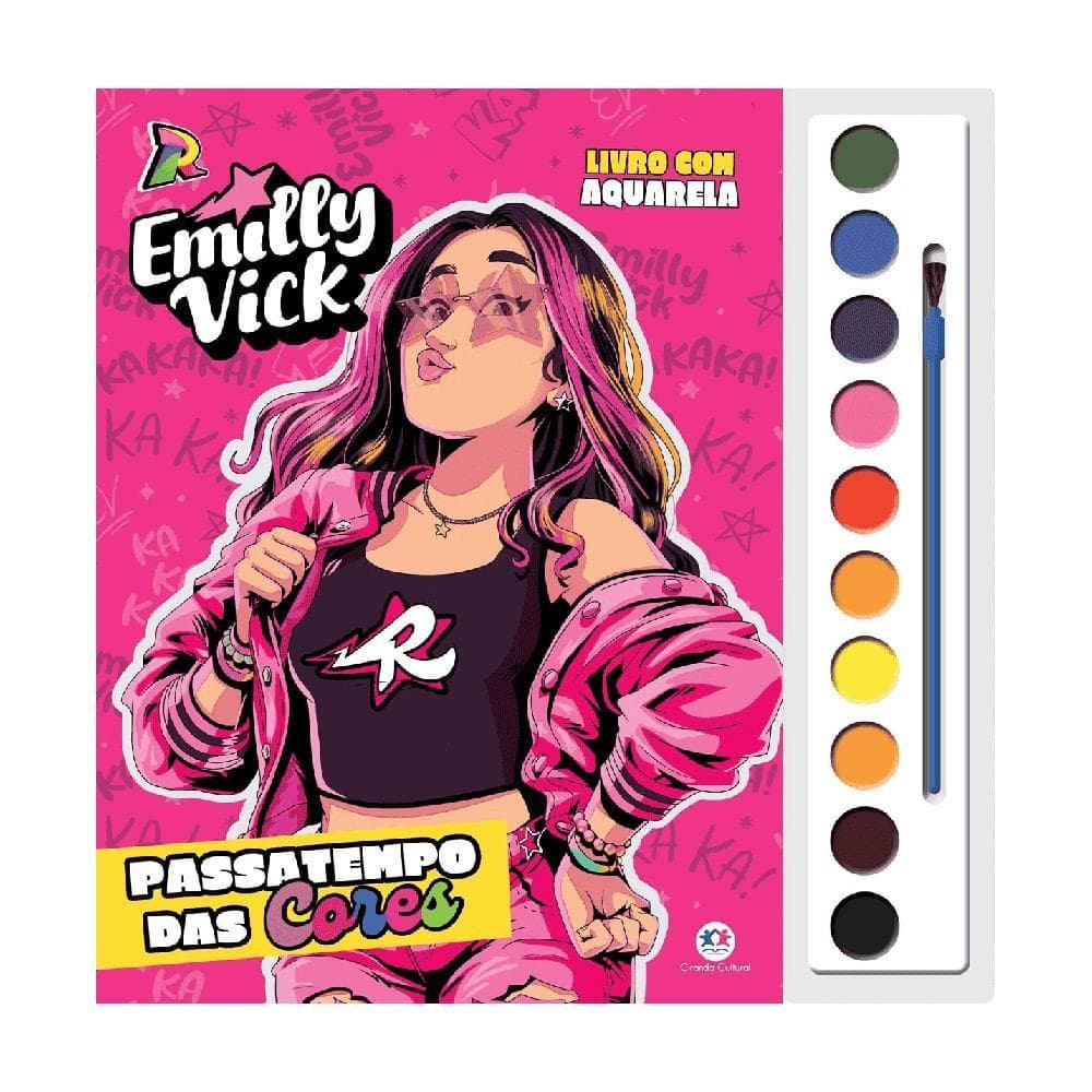 Emilly Vick Livro Passatempo Das Cores - Ciranda Cultural