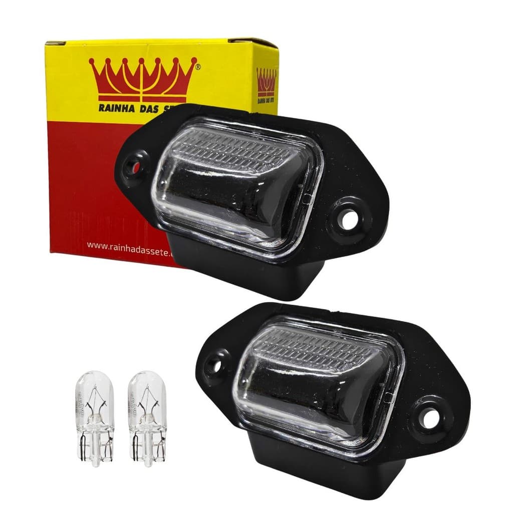 Kit Lanterna Luz Placa Para Gol Bola G2 Bolinha 1995 a 2000 Lente Acrilico Sem Soquete Com Lampadas