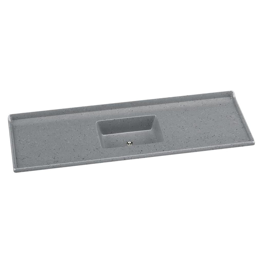 Pia de Cozinha Mármore Sintético 160x55cm Multimóveis CR20482