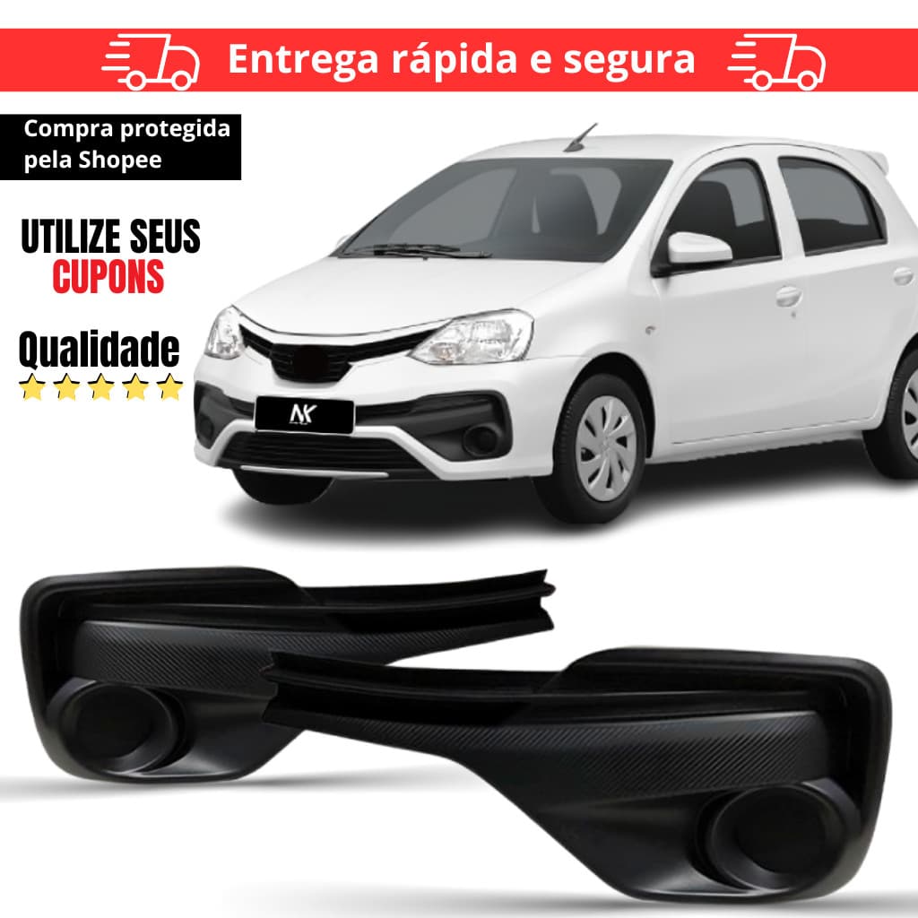 Par/Un Grade Tela Milha Etios 2017 2018 2019 2020 2021 Novo