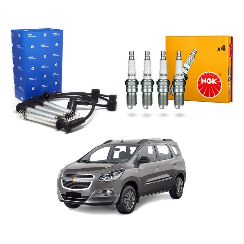 Kit Vela Ngk Cabo, Spin 1.8 8v 2012 A 2016