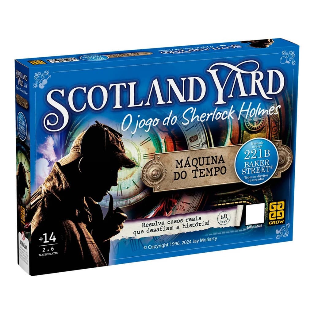 Jogo De Tabuleiro Scotland Yard Máquina Do Tempo Grow