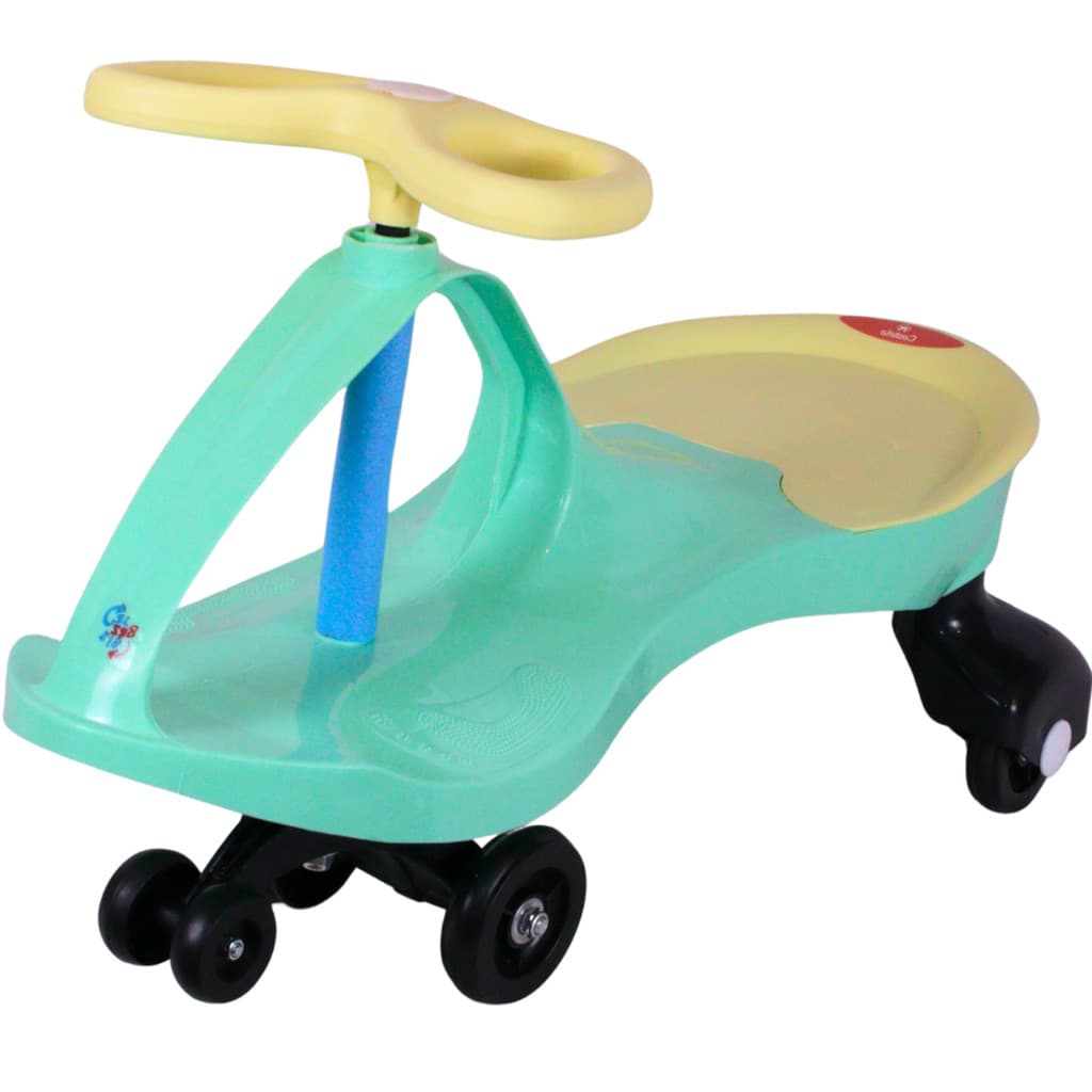 Carrinho Rolimã Infantil Zig Car Verde c/ Volante 360 Castela
