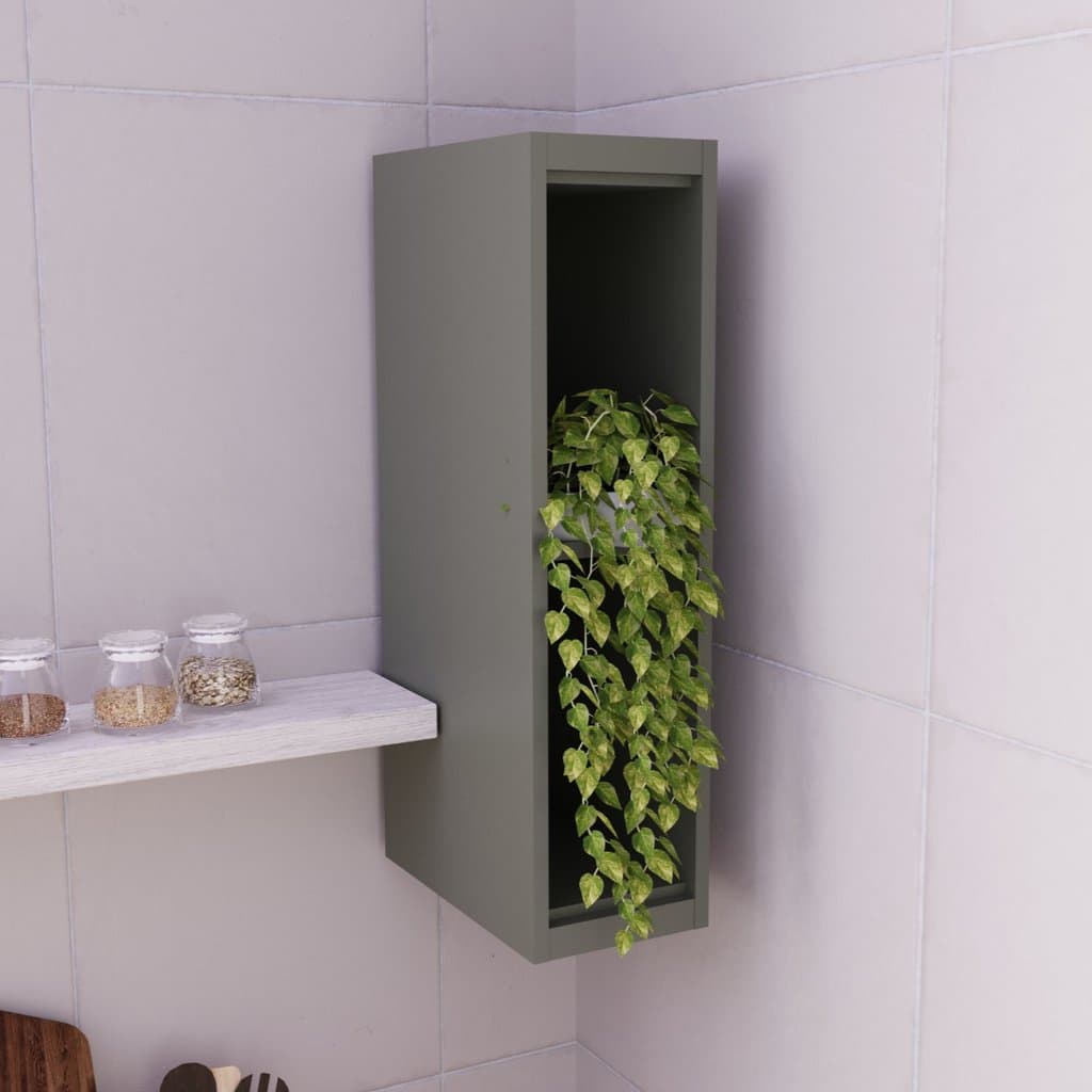 Nicho Aéreo 18,5cm 100% MDF Cozinha Sevilha Verde/Hill Verde Hill