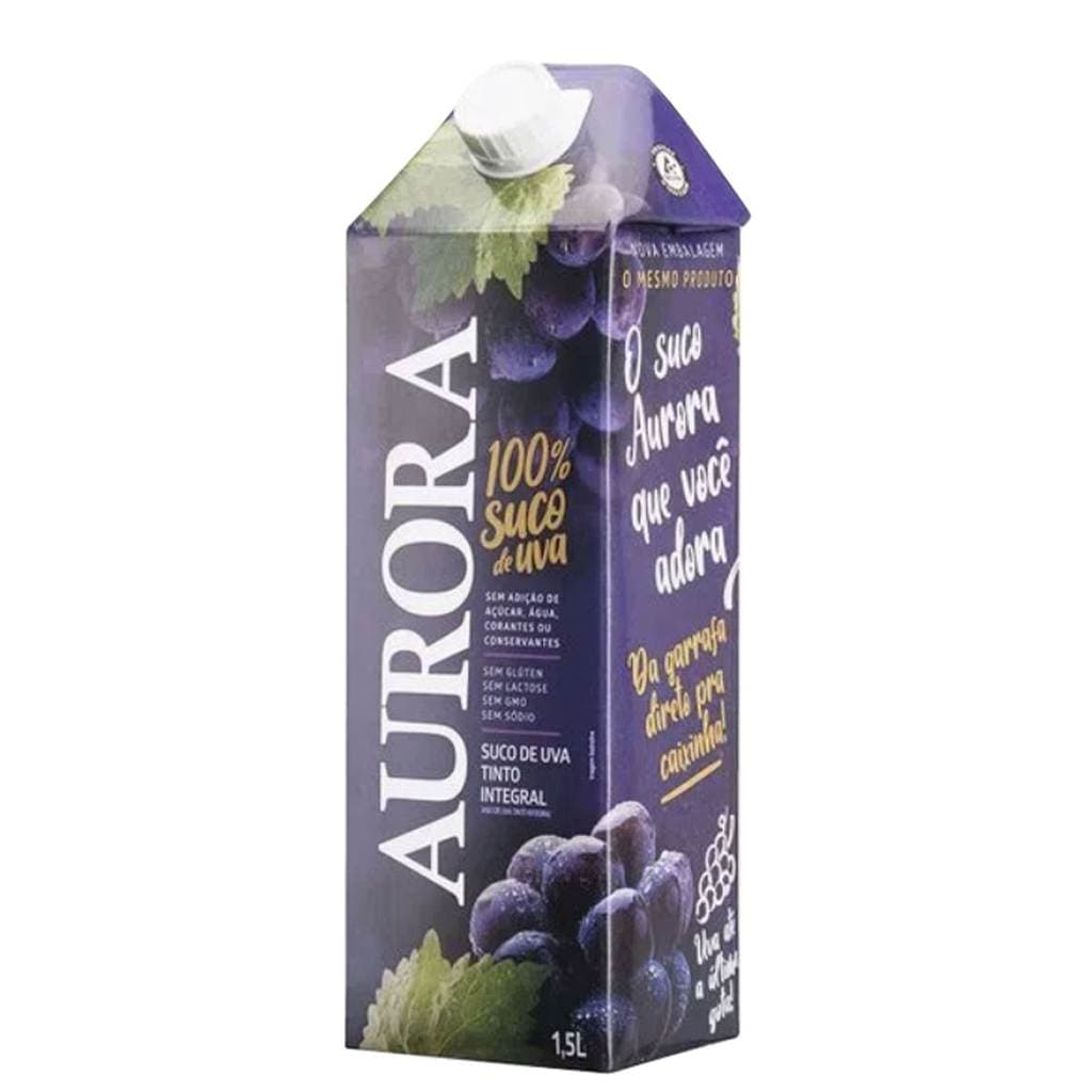 Suco de Uva Integral Aurora Tinto 1,5L