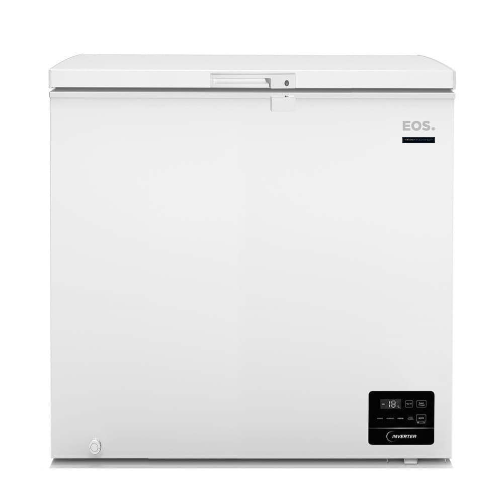 Freezer e Conservador Horizontal EOS 215L Digital Tripla Ação Max Inverter EFH251IDX Branco Bivolt