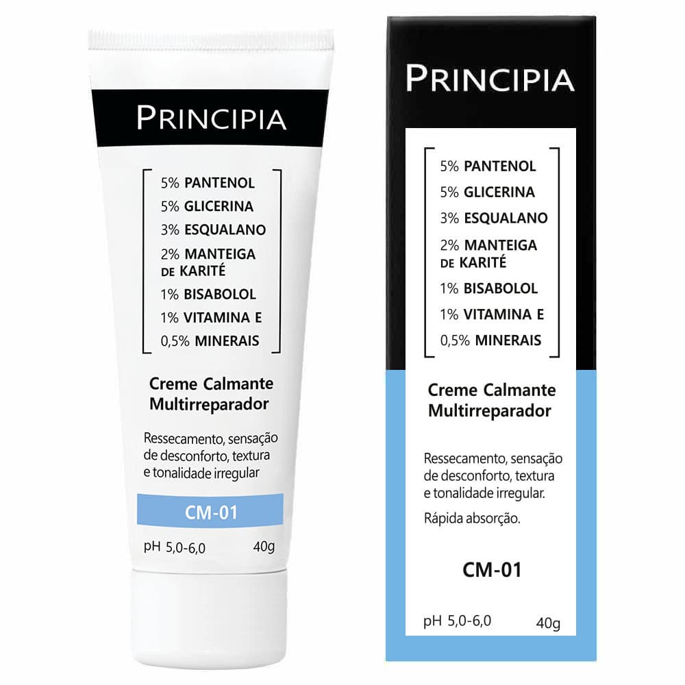 Creme Calmante Multirreparador Principia CM-01 40g