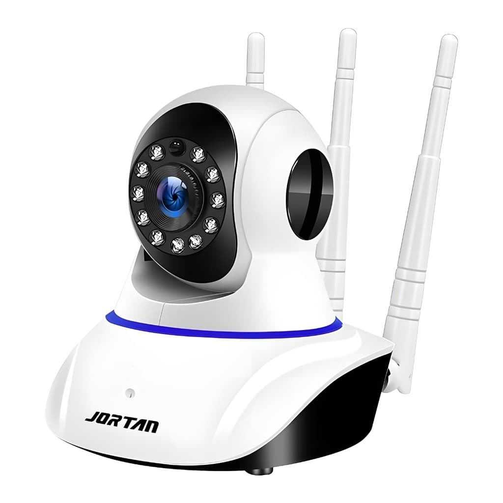 Câmera de Segurança Wi-fi Branco Full HD Interna 360° com 3 Antenas - com App YOOSEE