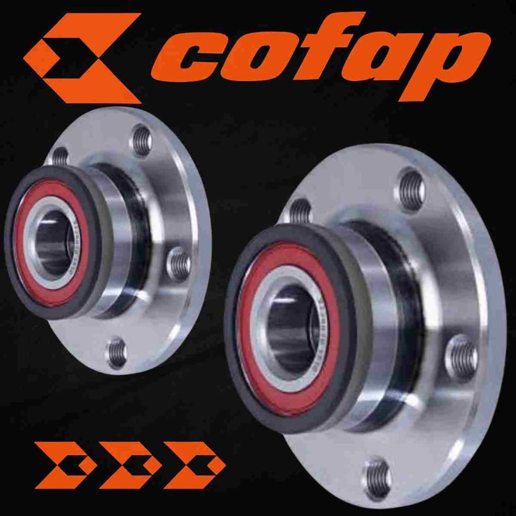 Par Cubo Roda Traseiro Fox Polo SpaceFox CrossFox 1.0 1.6 2.0 Original Cofap Com ABS 5 Furo 05 a 14