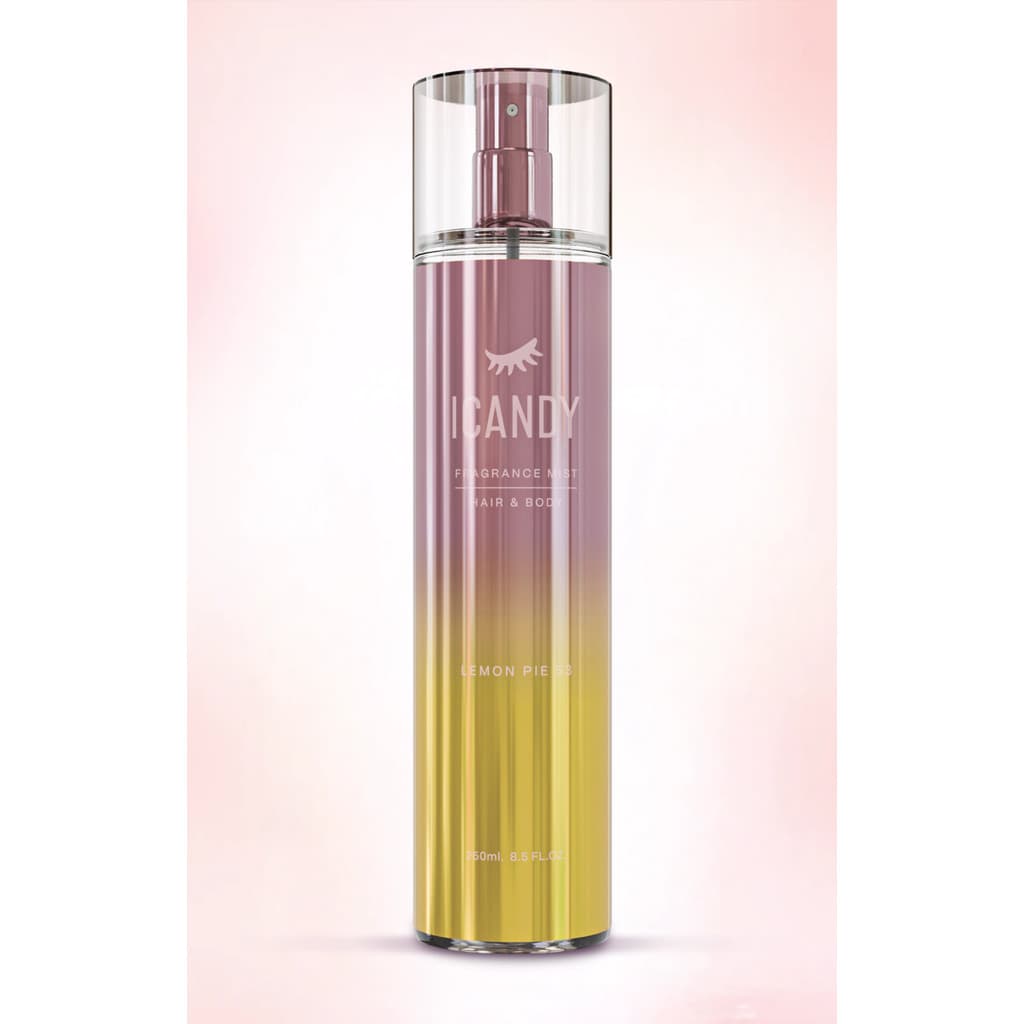Body Splash Feminino ICANDY Delicius Caramelized Lemon Pie 53 250ml Original