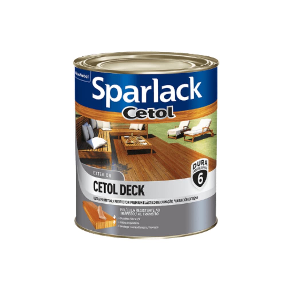 Sparlack Cetol Deck Semibrilho Natural 3,6l