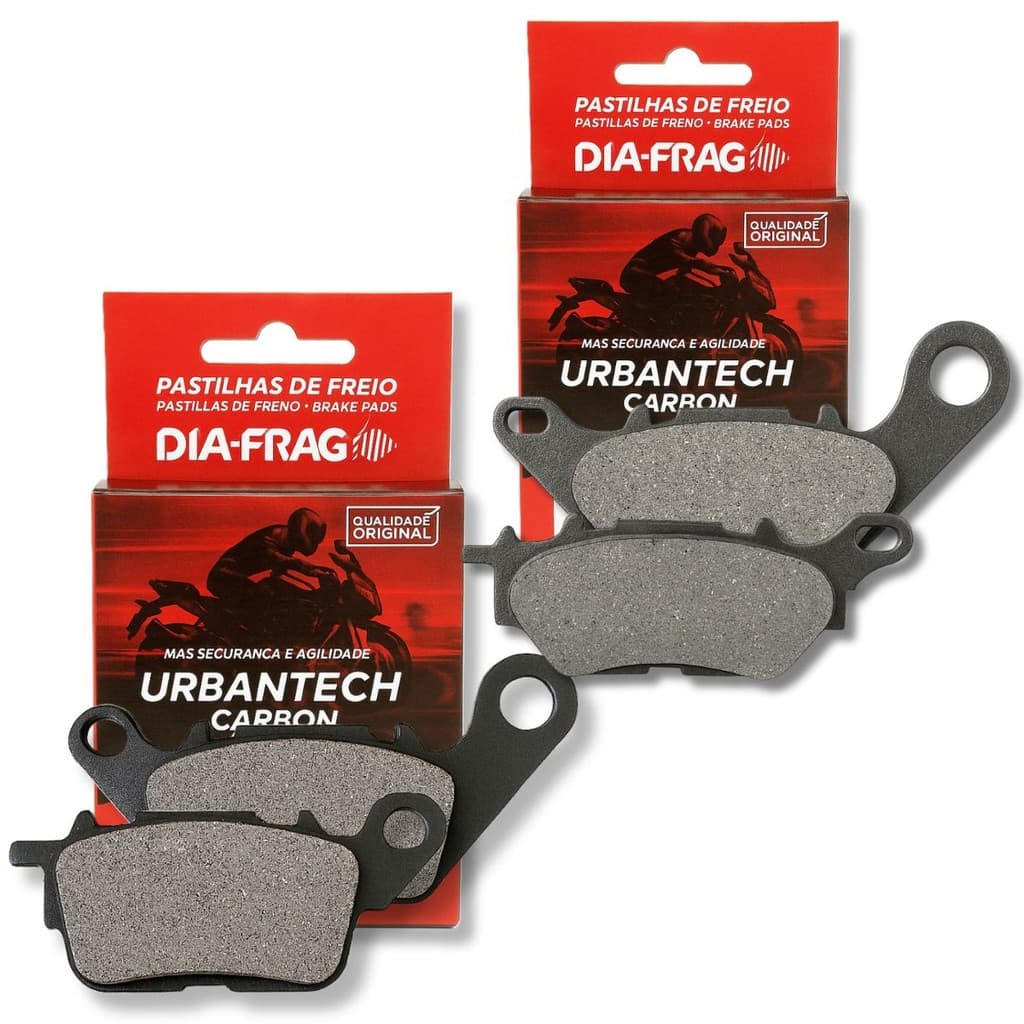 Kit Pastilhas de Freio Nmax 160 Com Abs 2017-2025 Diafrag