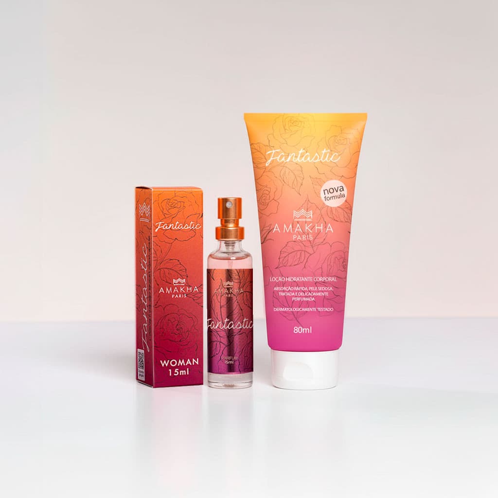 Duo Essencial Fantastic - Perfume + Hidratante - Para a sua rotina diária | Amakha Paris