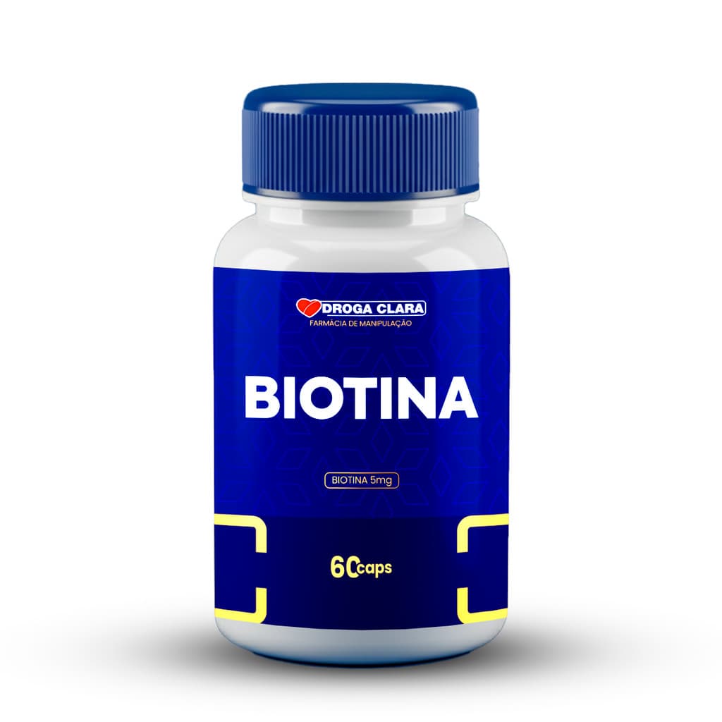 Biotina 5mg 60 Cápsulas