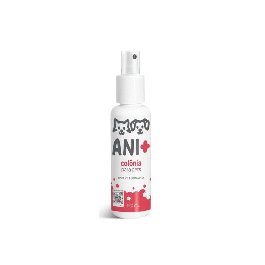 ANI+ Colônia Cães e Gatos 120ML Fragrância Suave  Após Banho