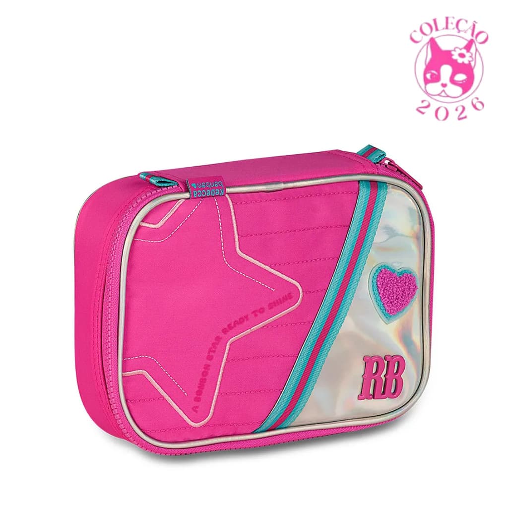 Estojo Box 36 Pens Rebecca Bonbon Holo Shine Cor:Rosa