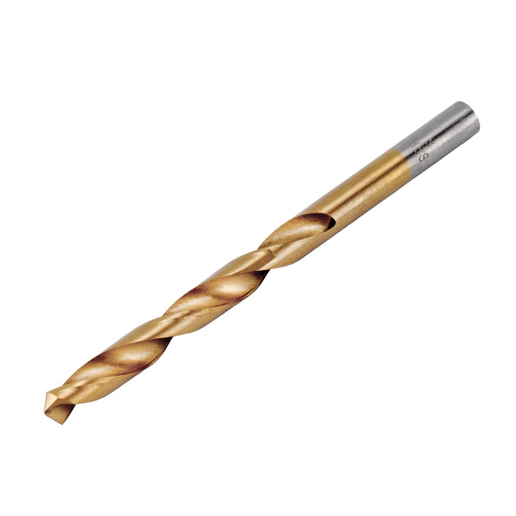 BROCA ACO RAPIDO PROFISSIONAL, NITRETO DE TITANIO, PARA METAL, 8MM, HASTE CILINDRICA, 1PC // MTX