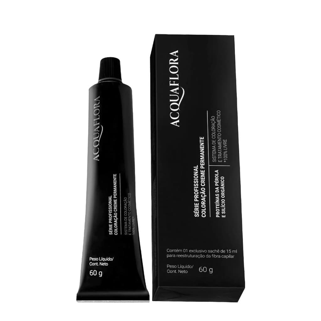 Acquaflora 8.1 Loiro Claro Acinzentado - Coloração Permanente 60g