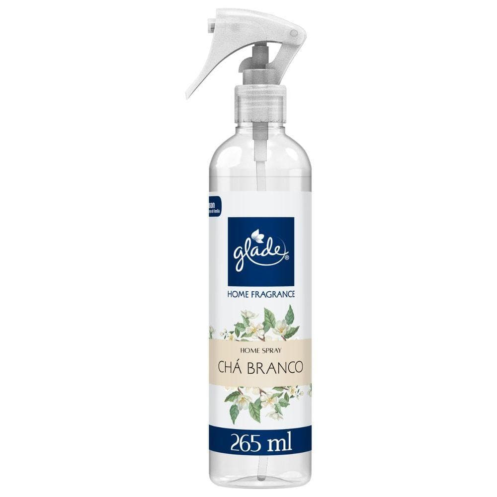 Odorizador de Ambiente Glade Chá Branco Home Fragrance 265ml Borrifador