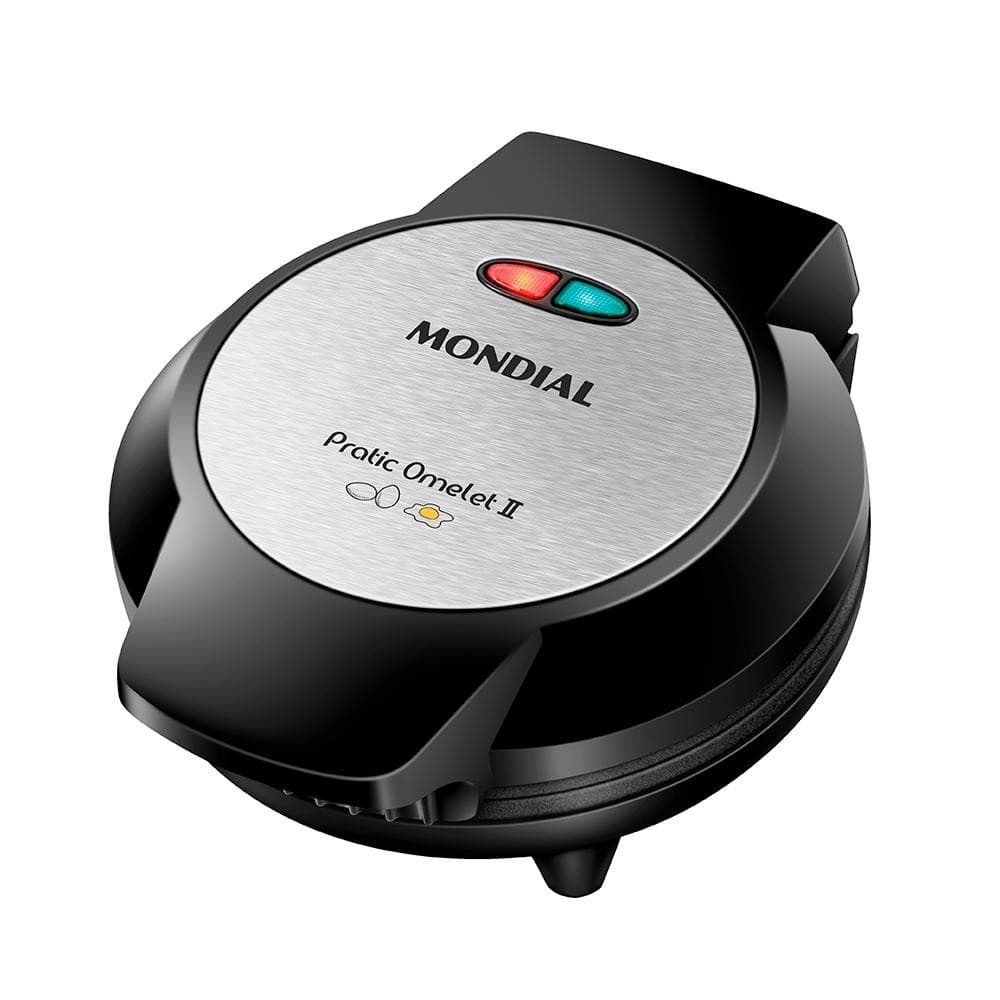 Omeleteira Pratic Omelet II Mondial Preto e Inox 800W OM-04-BI