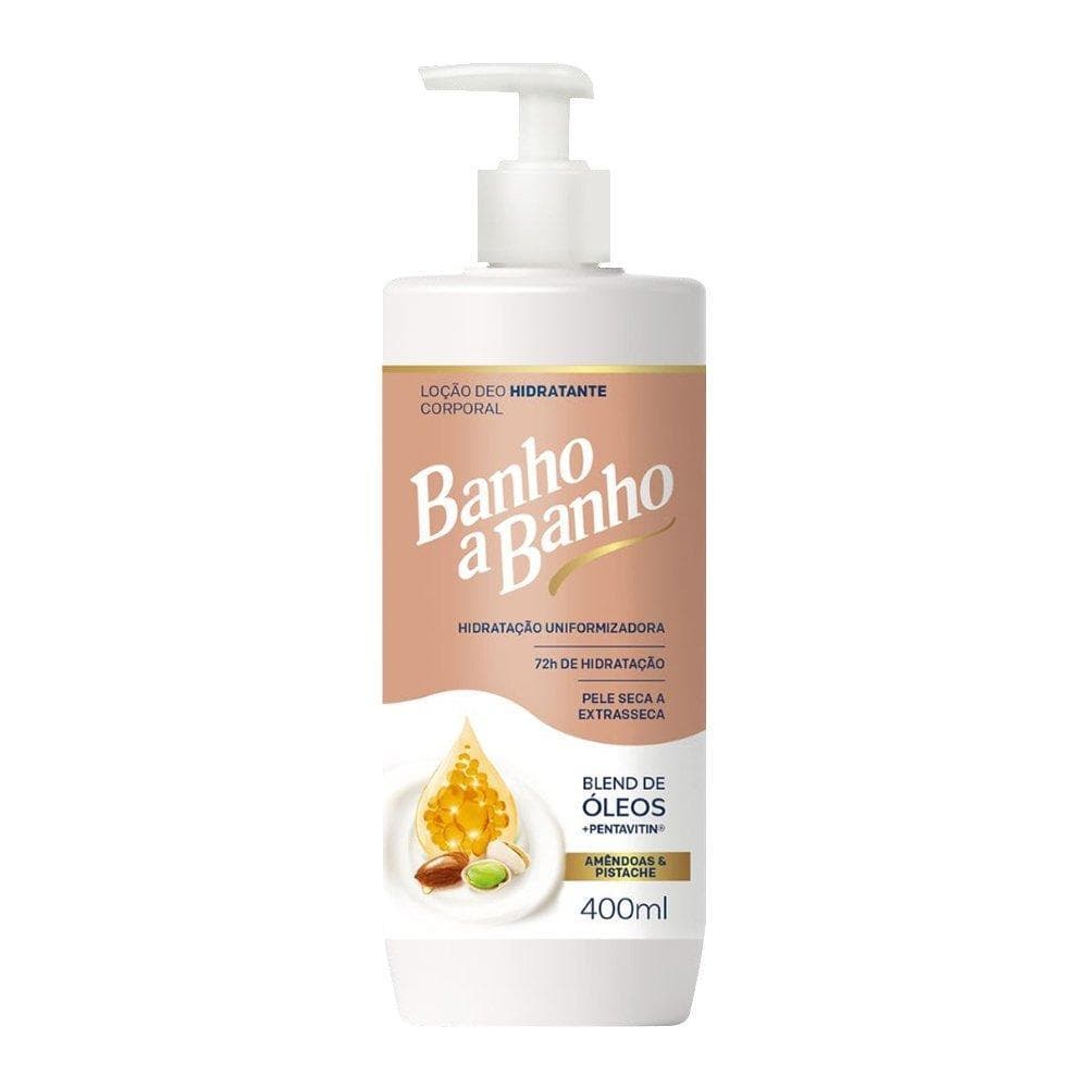 Loção Hidratante Ypê Banho a Banho Amêndoas e Pistache 400ml