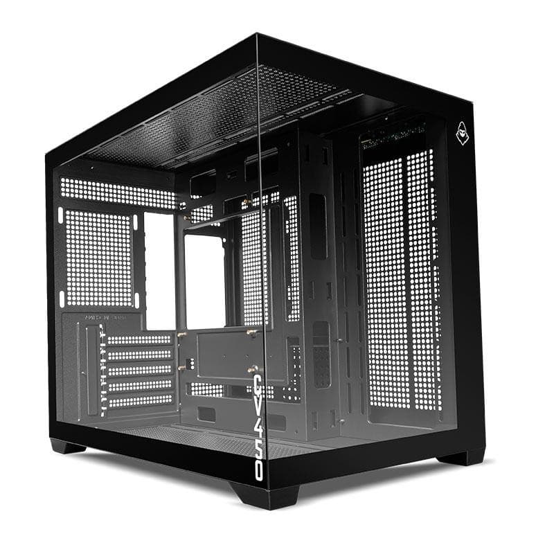 Gabinete Gamer Mancer CV450, Mini-Tower, Lateral de Vidro, Preto, MCR-CV450-BK