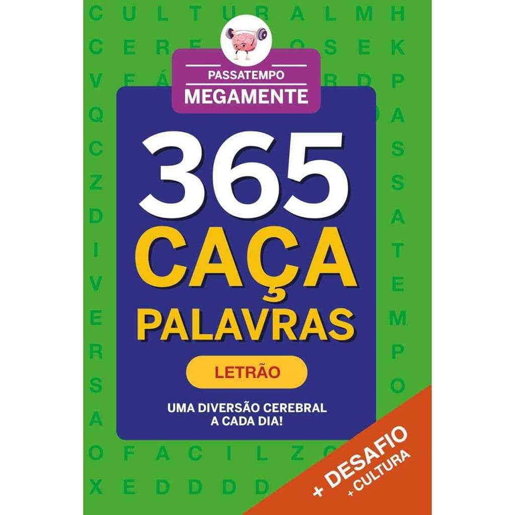 Passatempo Megamente 365 Caça-Palavras | Letrão | 4