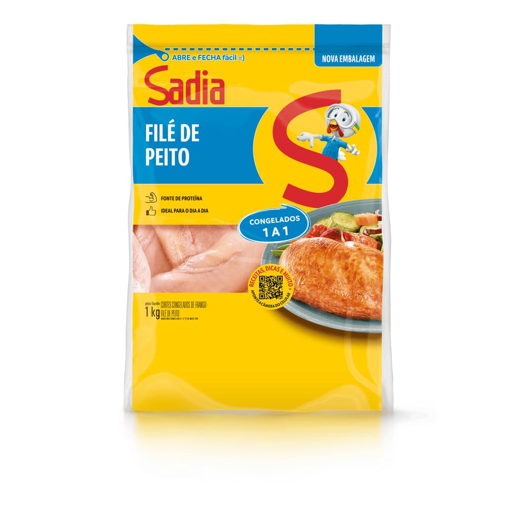 Sadia Filé de peito de frango congelado 1kg