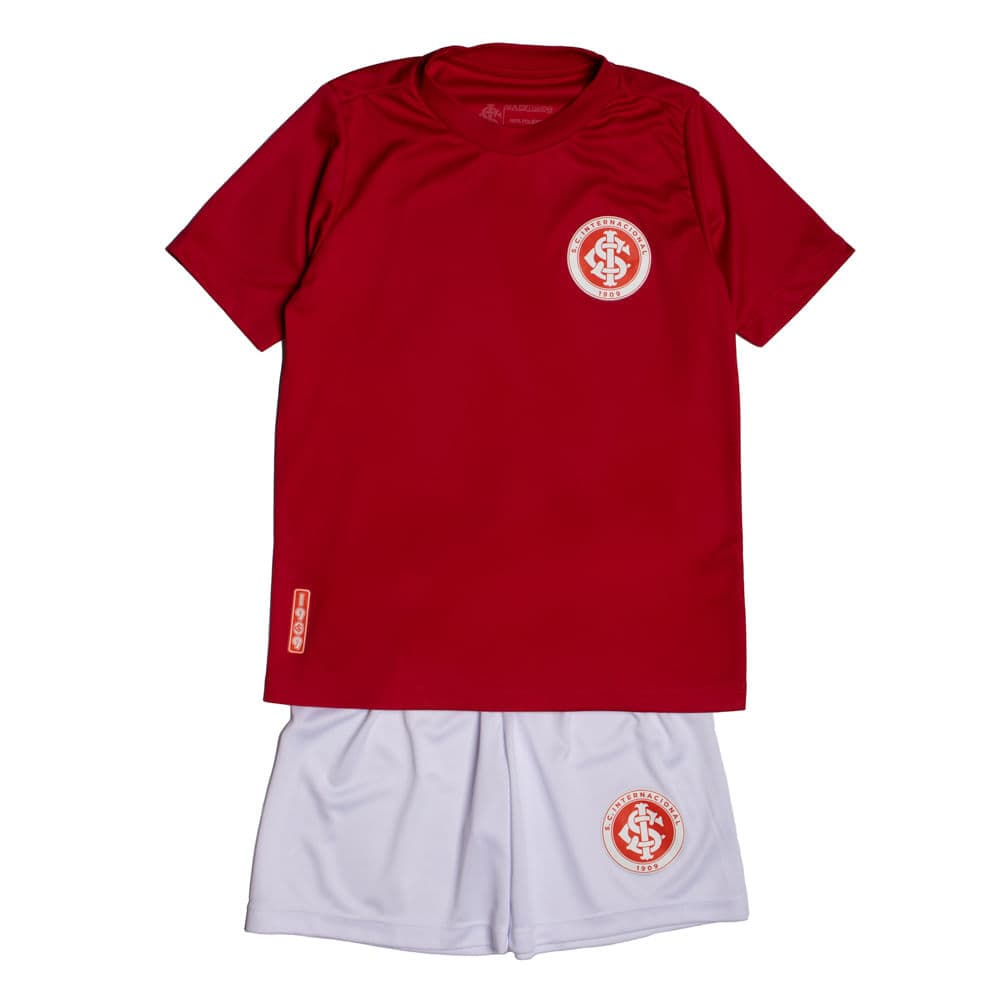 Conjunto Infantil Betel Inter 1909 Torcida Vermelho/branco