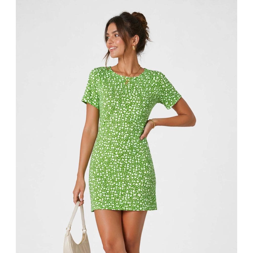 Vestido Feminino Estampado Select Verde