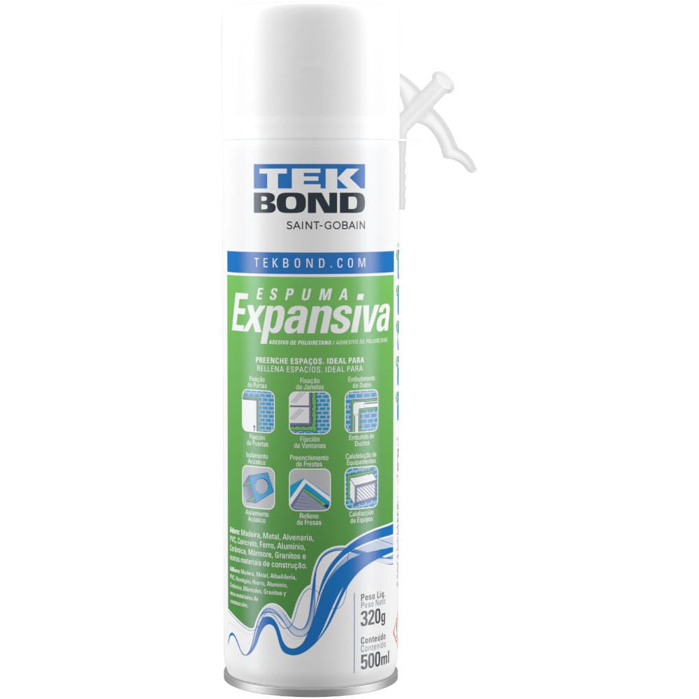 Espuma expansiva de poliuretano 320g - TekBond