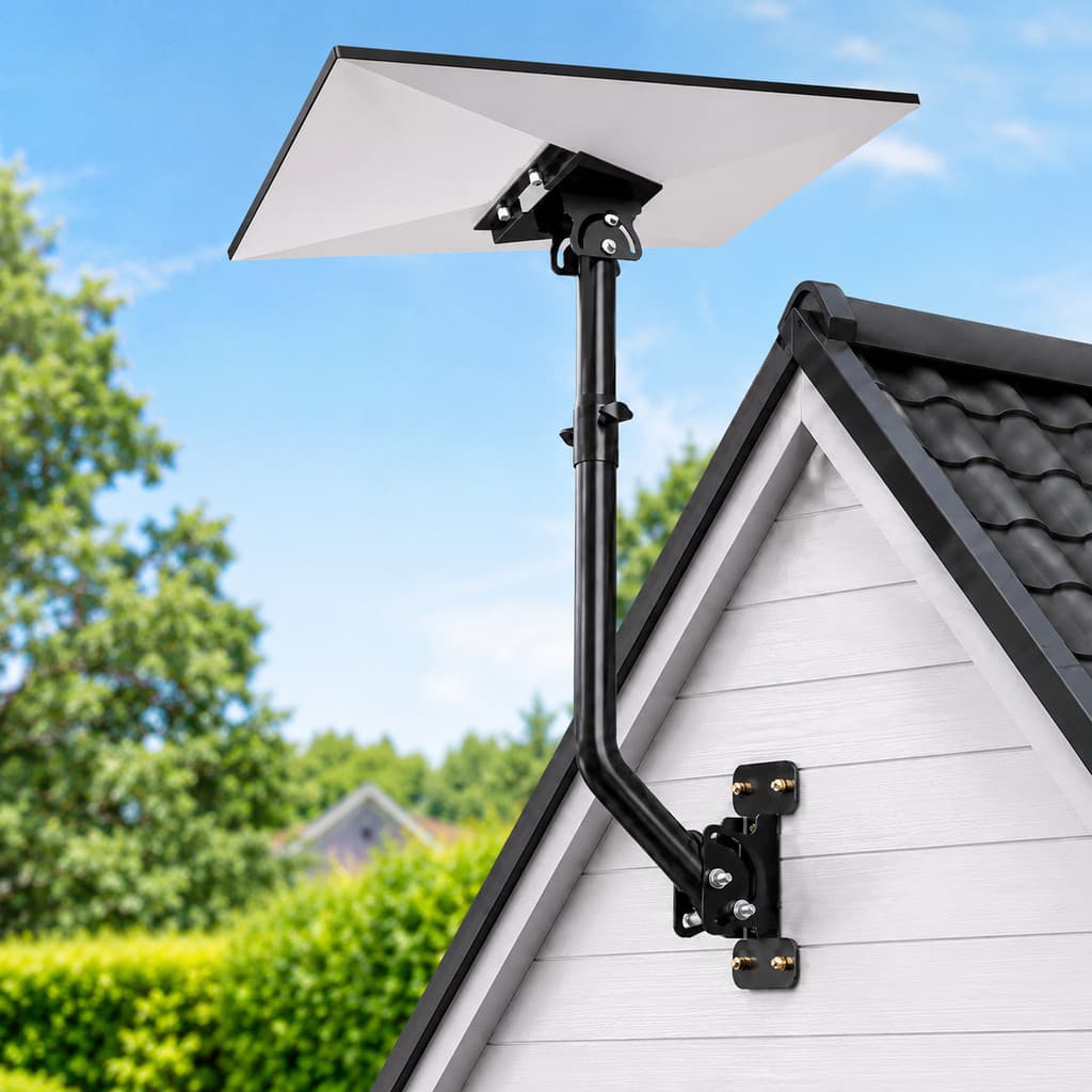Suporte Externo de Parede para Antena Starlink Ajustável Rotação 180 Graus Fixação Reforçada Resistente ASL-SP3200