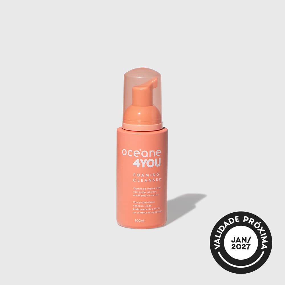 Espuma de Limpeza Facial com Ácido Salicílico - Foaming Cleanser 4you 100ml