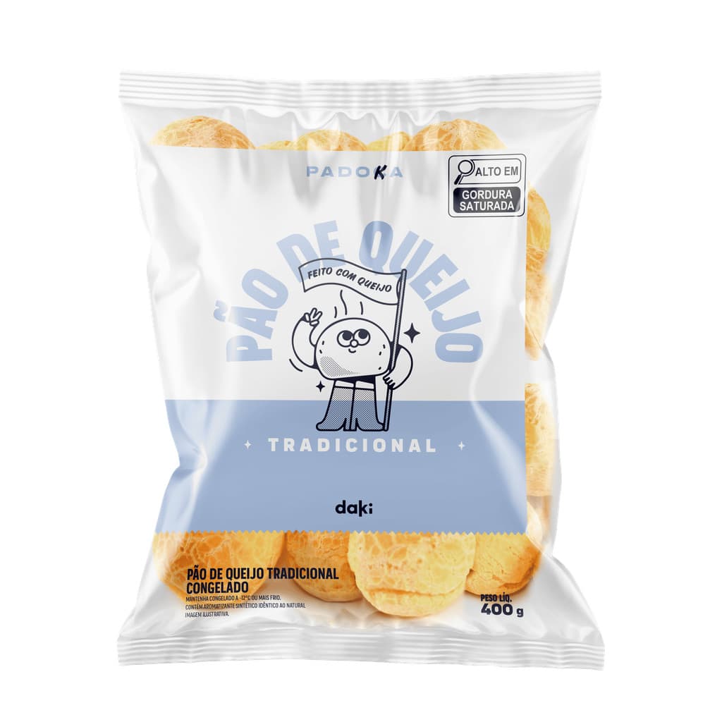 Pão de Queijo Tradicional Daki 400g