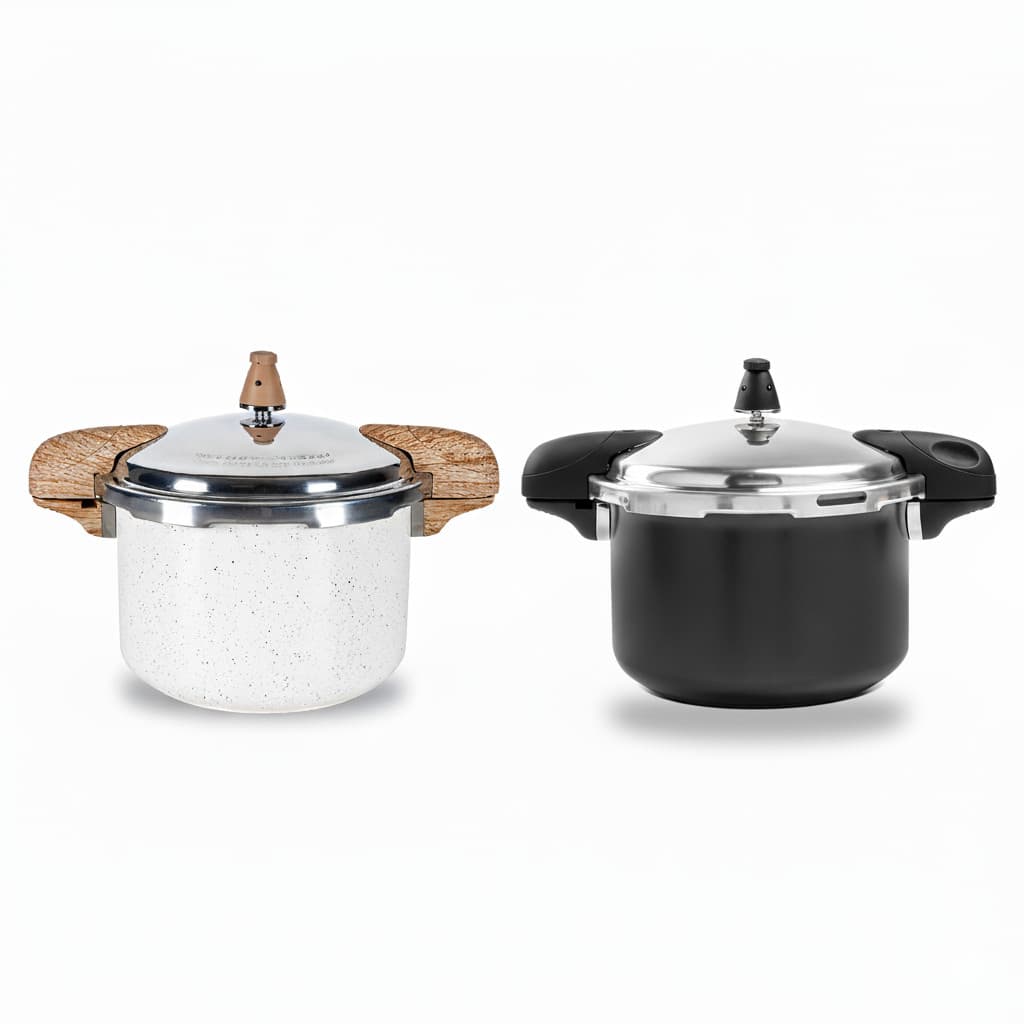 Panela Pressão Pressure 5,4L Alumínio Revestimento Cerâmico Pro Ceramic Premium Antiaderente Brinox