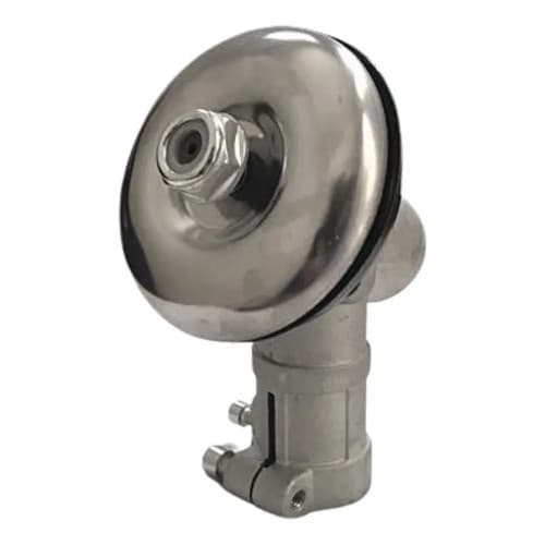 Transmissão Ponteira Para Roçadeira Tubo 26mm 7 Estrias Com Engrenagens Tampa Proteção E Porca Importway