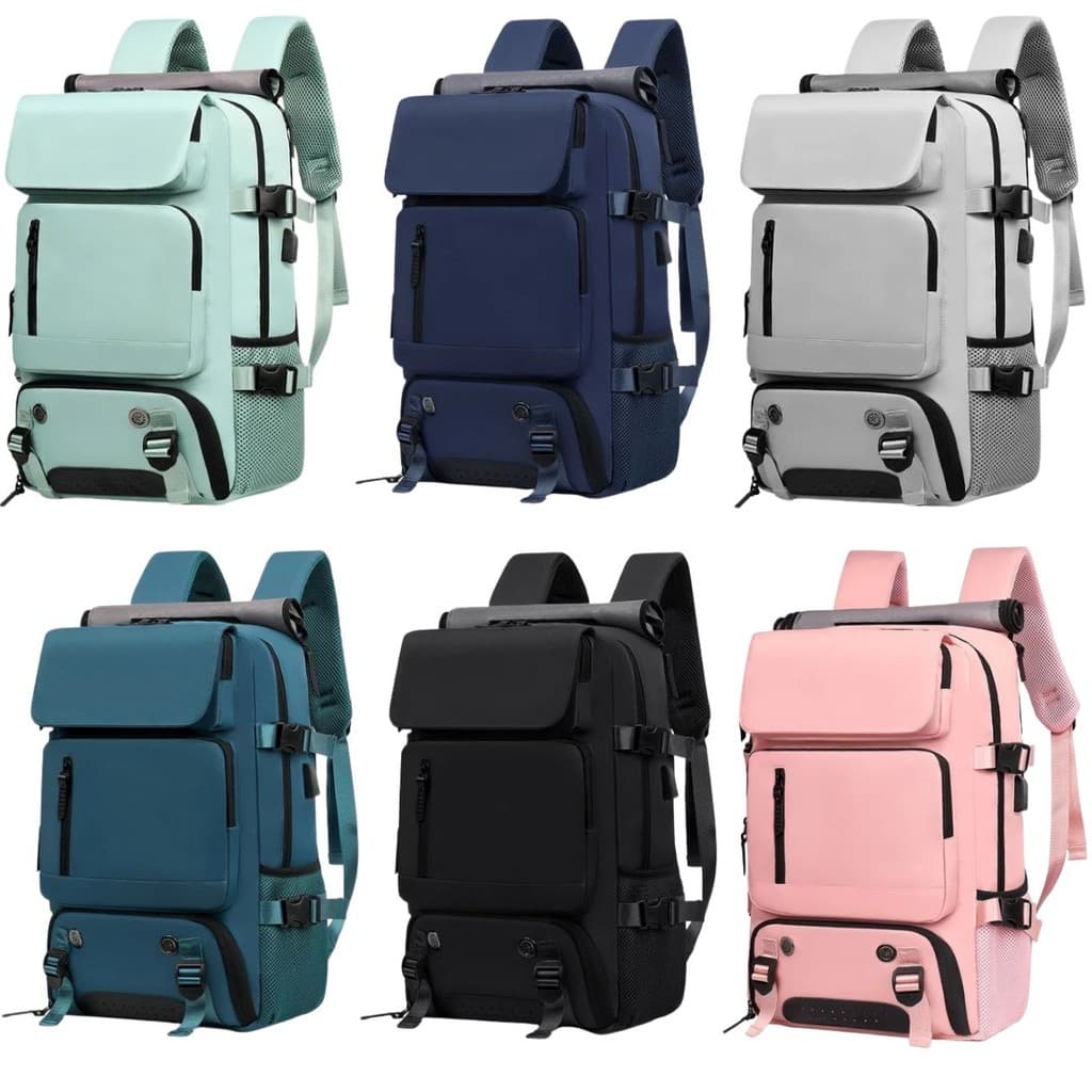 Mochila Grande Executiva Multifuncional P/ Viagem C/ Compartimento P/ Sapato Usb Bolsa Trabalho Estudo