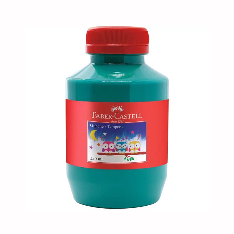 Tinta guache Verde Claro 250ml 378976 Faber-Castell