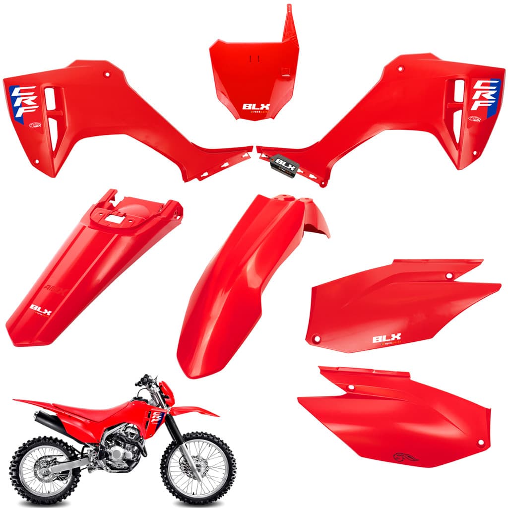 Kit Plástico Carenagem Honda Crf 300f Roupa C/ Number - Amx