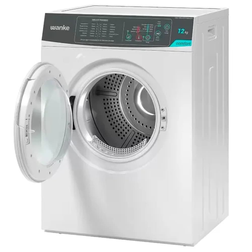 Secadora Wanke Comfort 12kg Função Passa Fácil 12 Programas